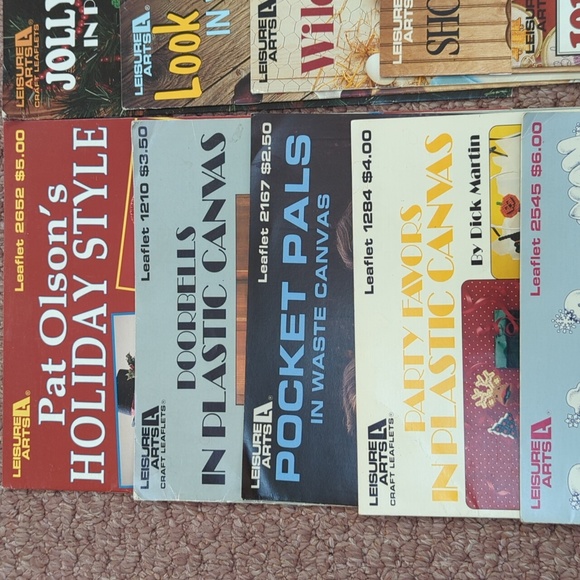10 Leasure Arts Leaflets. - Picture 2 of 7